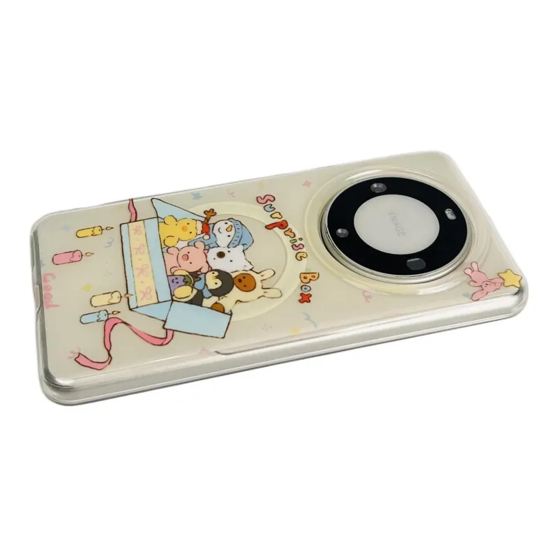 Sopi Acrylic Material Surprise Box Little Animal M Phone Cases Compatibility  Huawei Mate 70/60/50 Pro/Pura 70/70 Pro+-7