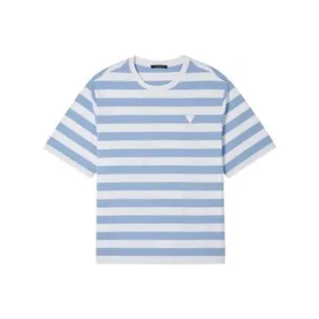 GUESS T-Shirts Unisex Light Blue