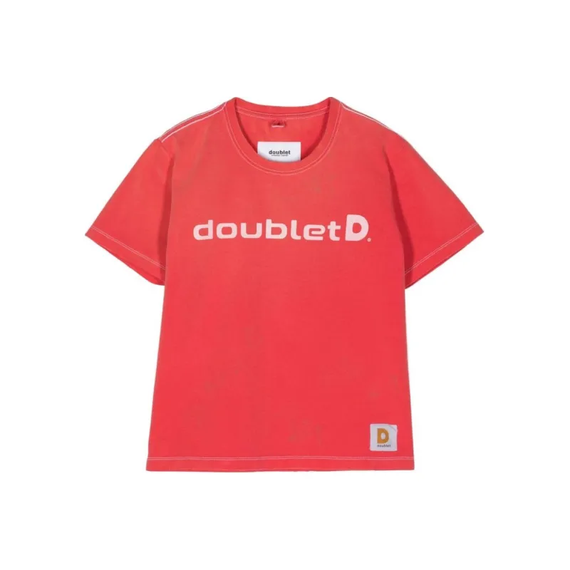 Doublet Logo print Crew neck T shirt-0