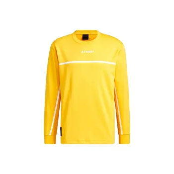 Adidas National Geographic Co branded Section T Shirts Men Yellow
