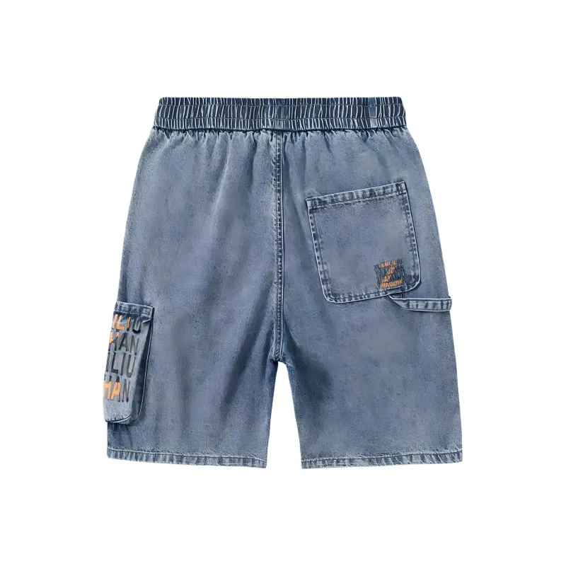 JUCY JUDY Denim Shorts Unisex Blue-1