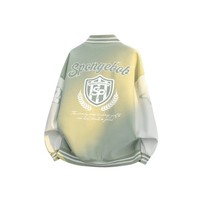 SPONGEBOB SQUAREPANTS Baseball Jacket Unisex-5