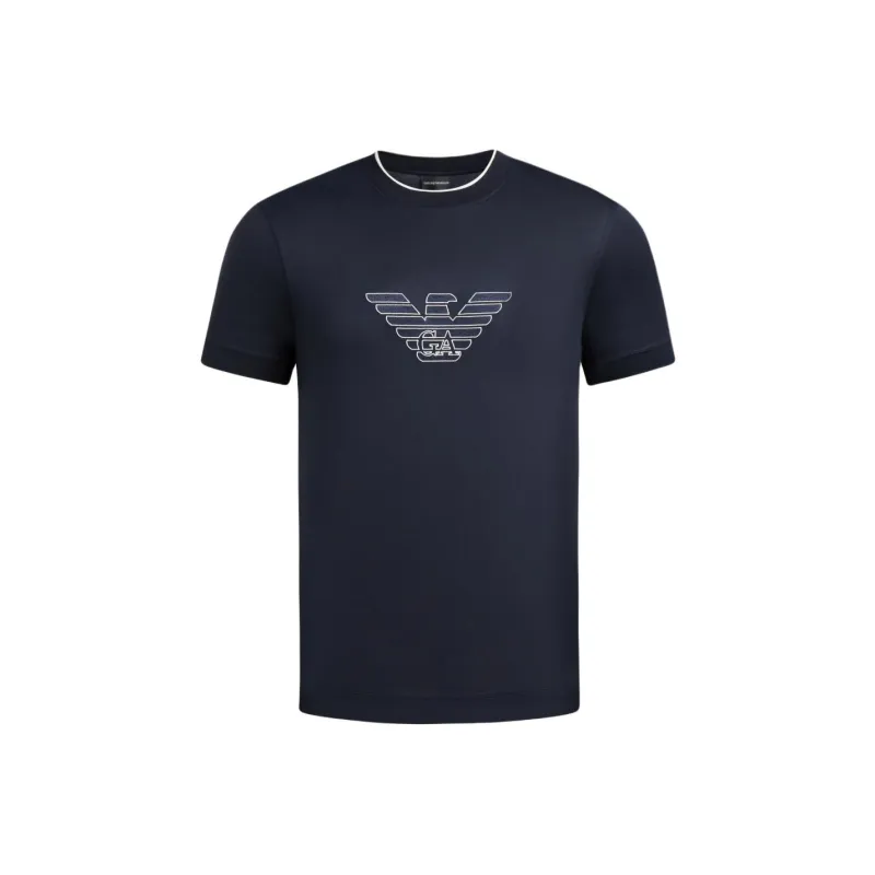 EMPORIO ARMANI SS24 T Shirt Men's Navy-0