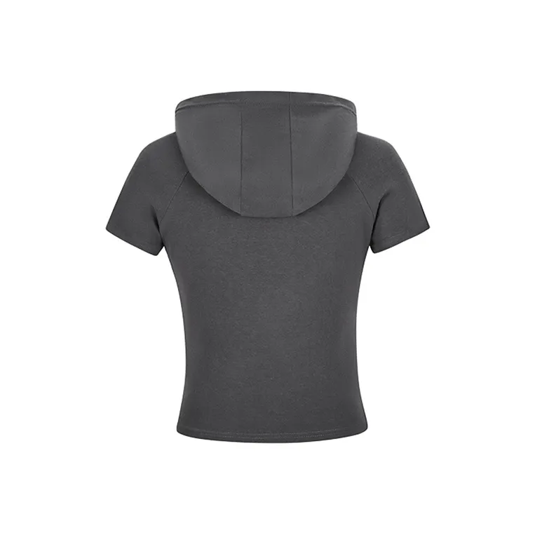 PAIN OR PLEASURE Short Sleeved T Shirts Women's American Gray-1