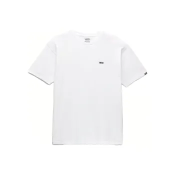 Vans Left Chest Logo T Shirts Unisex White