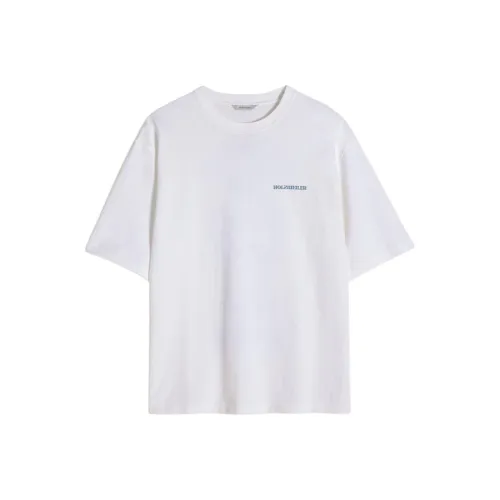 HOLZWEILER SS24 Drop Shoulder Sleeve T-Shirt Men's White