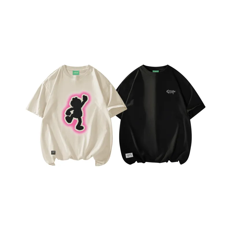 SESAME STREET Drop Shoulder Sleeve T Shirt Unisex-22