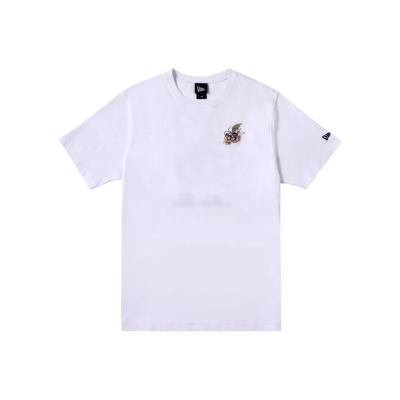 New Era Year Of The Dragon Limited Edition Versatile Trendy Comfortable Knitted Fabric Short Sleeved T Shirts Unisex-0