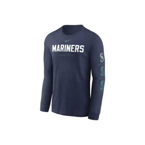 nike mercurial Seattle Mariners Repeater T-Shirt Men's Marine Blue