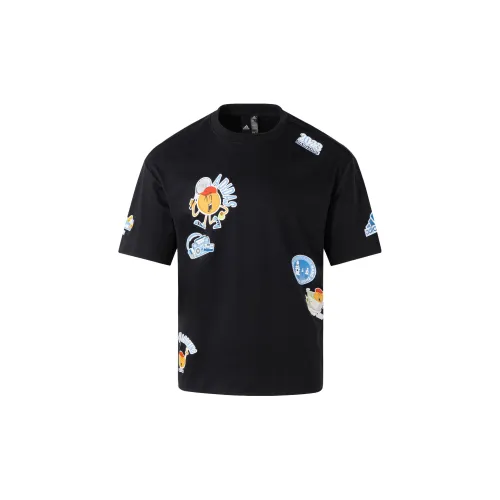 Adidas T Shirts Unisex Black