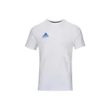White with Blue Logo