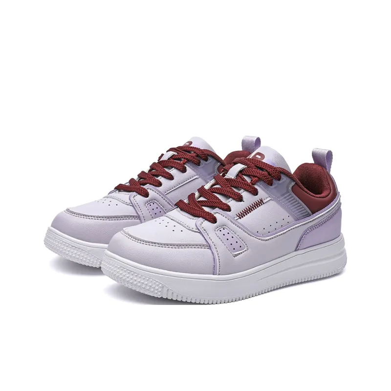 ABIDJAN Lightweight And Breathable Low Top Skateboard Shoes Unisex Pink Purple-2