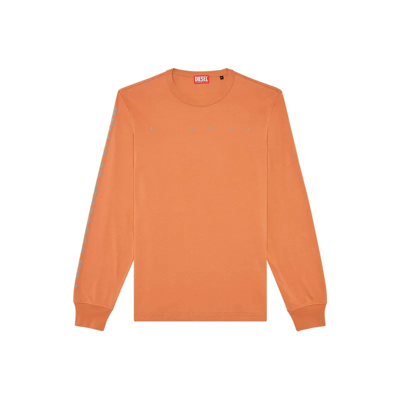 DIESEL T-Shirts Men Orange-0