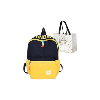 XIANGSU Nylon Backpack Women's Blue & Yellow/Pink & Blue/Pink/Red