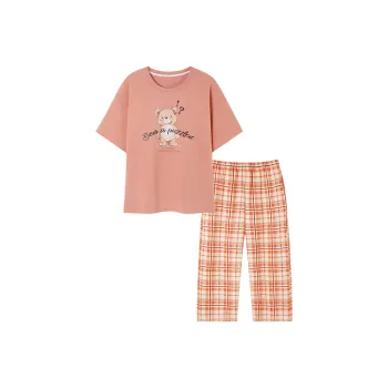 MIIOW Cool One Summer Series Pajama Set Women's Orange Red