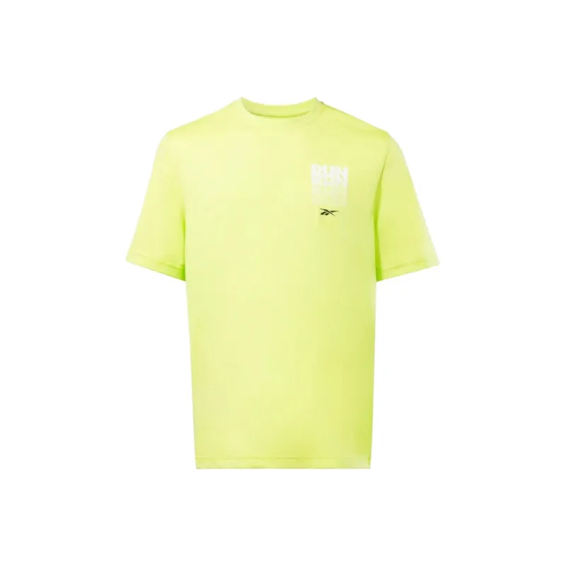 Reebok Running Graphic T-Shirt Men's Lime Green-0