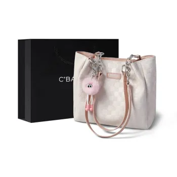 C°BANNER Synthetic Leather Shoulder Bag Tote Tubas Women's Pink