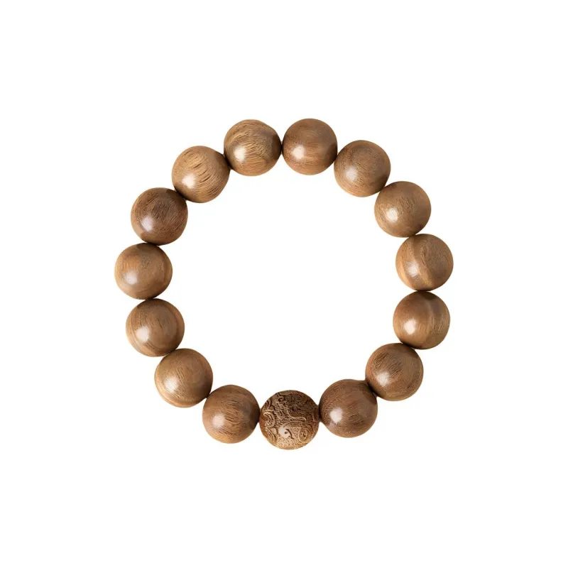 Yi Mingju Green Sandalwood Bracelets Unisex-9