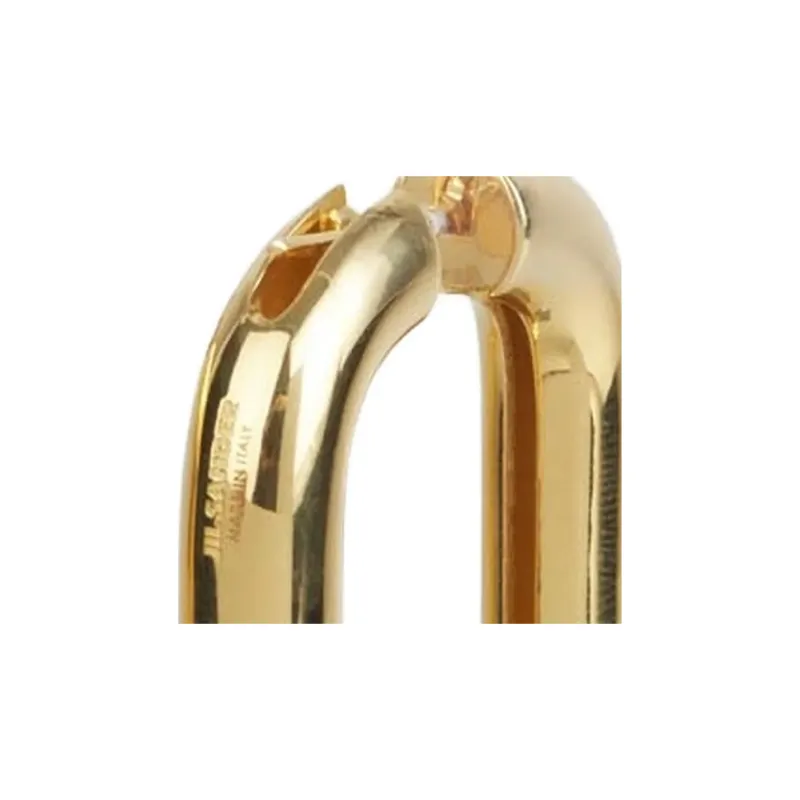 JIL SANDER Logo engraved Earrings-2