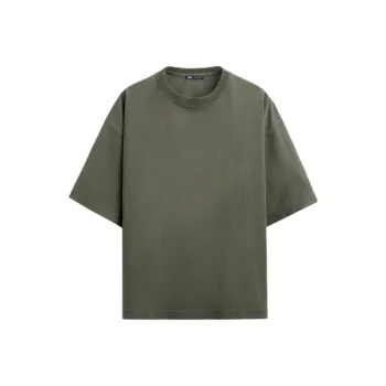 ZARA T Shirt Men's Washed Green