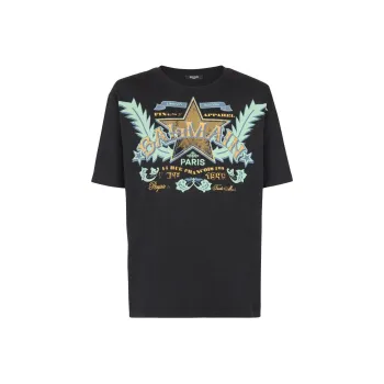 BALMAIN Western Crewneck T Shirt