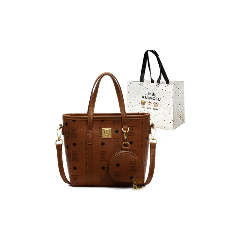 XIANGSU PU Handbag Shoulder Bag Crossbody Bag Women's Pink/Ecru/Brown-12
