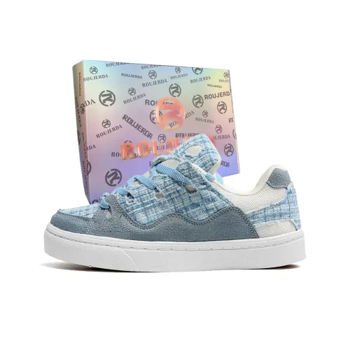 ROUJERDA Coverage Low-Top Skateboard Shoes Men's Chanel-Inspired