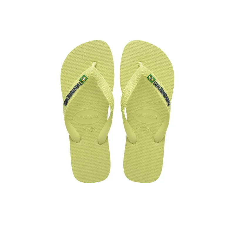 Havaianas Brazil Logo Flip Flops Women's Green-3