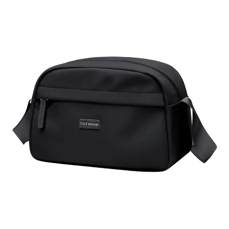 GOLF Fabric Crossbody Bag Women's Elegant Black/Oat-0