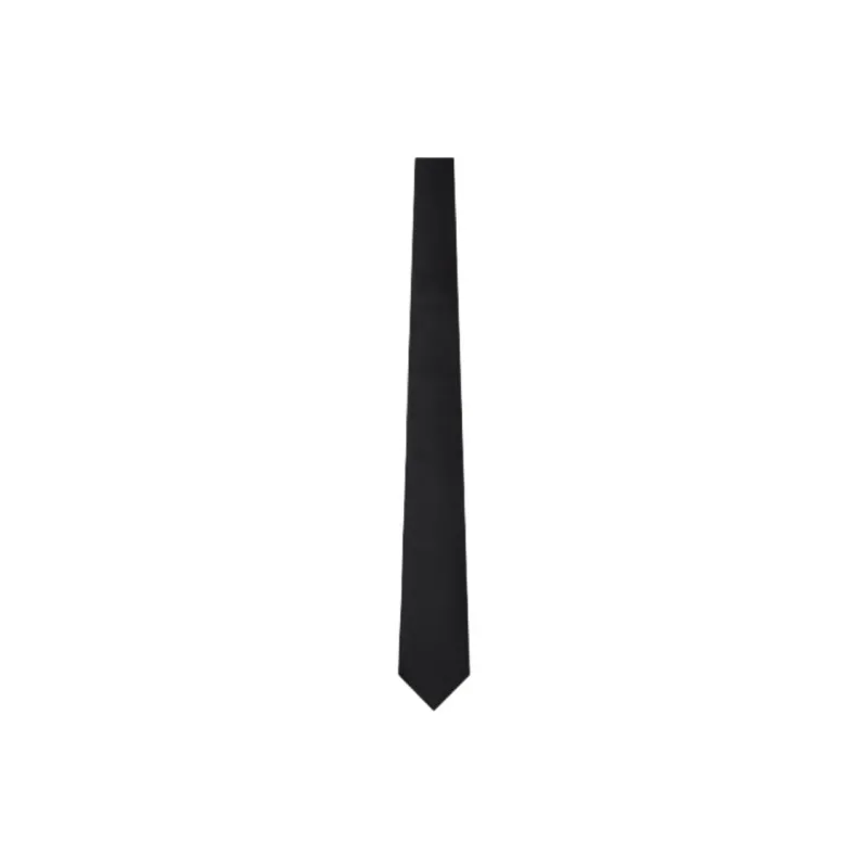 Valentino Silk Ties Men's Black-0