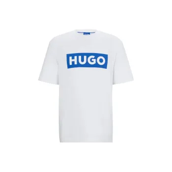 HUGO BOSS Logo print Cotton T shirt