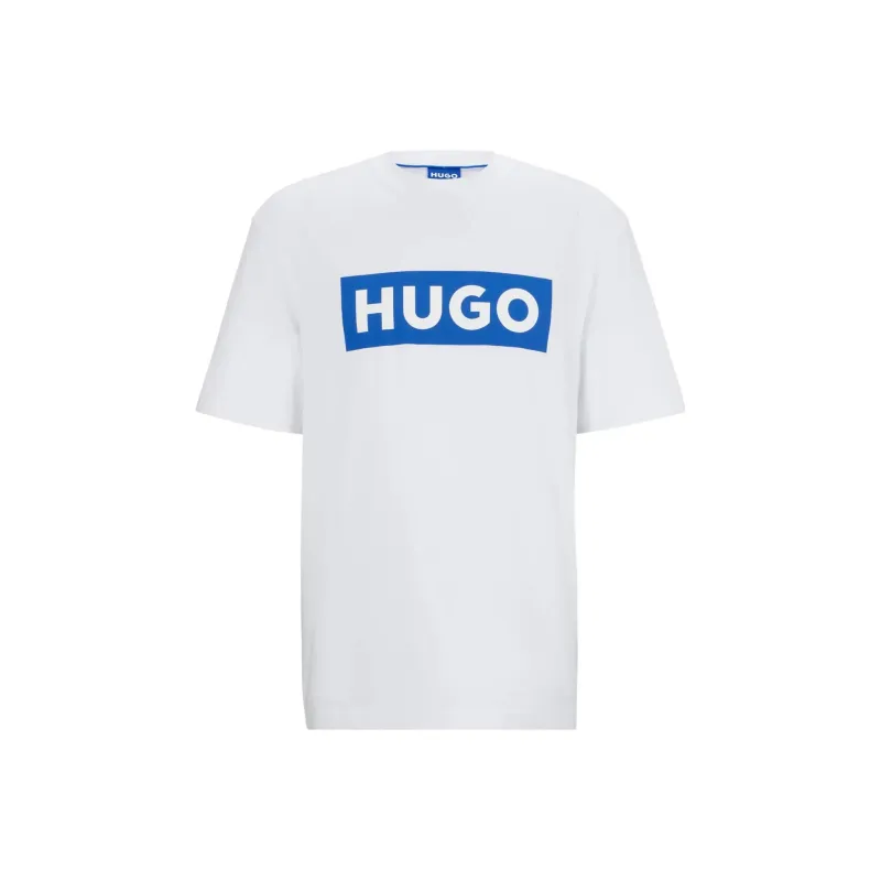HUGO BOSS Logo print Cotton T shirt-0