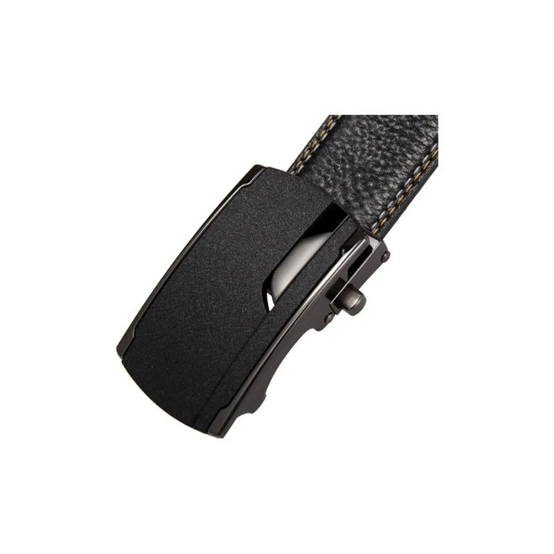JONNY MOORE Top Grain Cow Leather Belts Men's 3.5CM-3