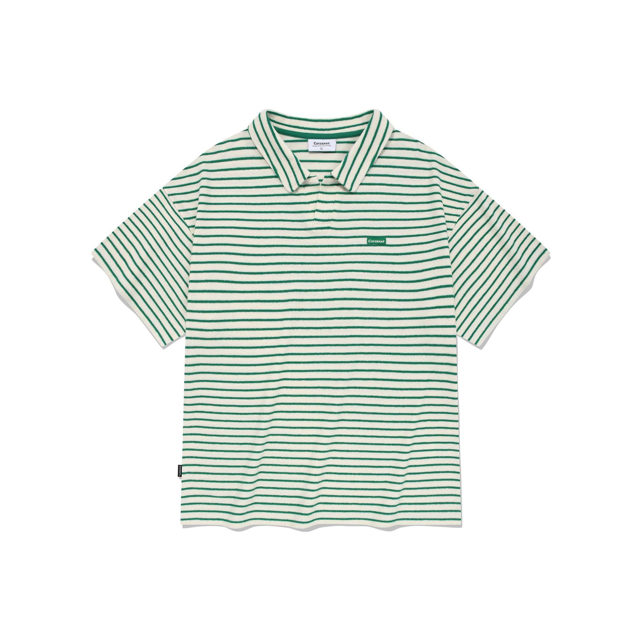 【COVERNAT】 Lettering Half Shirt Green COVERNAT Shirts Unisex Red - POIZON