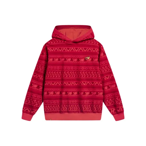 LiNing Rijin Doujin Collection Sweatshirt Men's Vermilion Combination