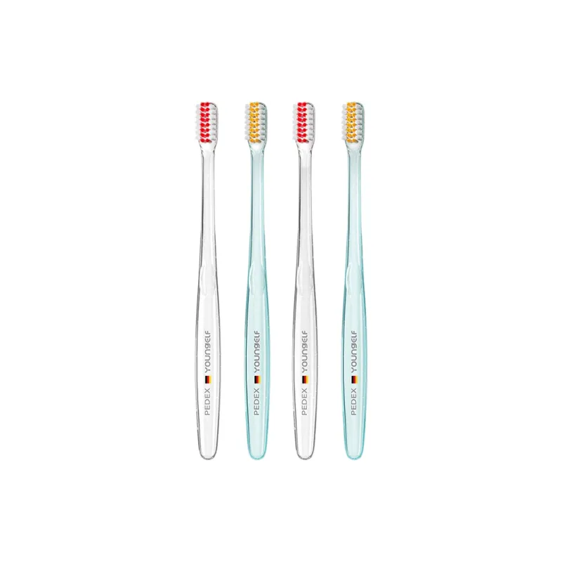 YOUNGELF Flexible Orthodontic Toothbrushes Soft Bristle U Shaped Brush Head 2 Pieces Pack / 4 Pieces Pack-2