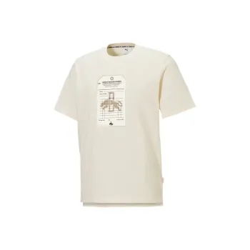 PUMA DASSLER LEGACY T Shirts Unisex Ecru
