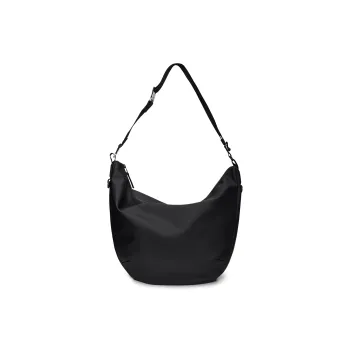 Rains Polyester Crossbody Bag, Shoulder Bag Regular Unisex Black/Cameo Brown