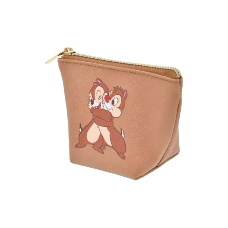 Disney Print Wallet Small Size Unisex Brown-1