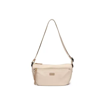 POLO Fabric Crossbody Bags Shoulder Bags Women's Milk Tea Apricot/Classic Black