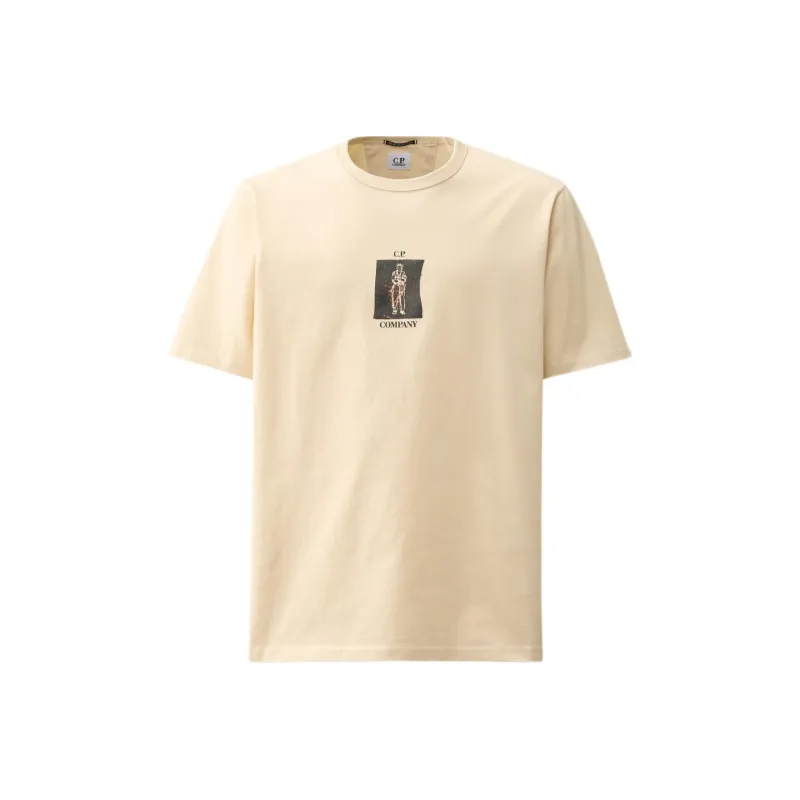 C.P.Company SS24 T Shirt Men's Beige-0