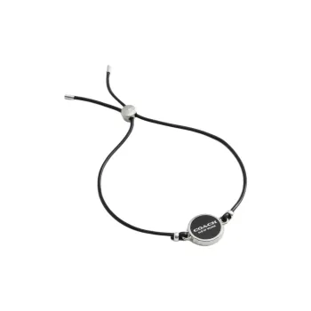 COACH Brass Plated Bracelets Women's Black