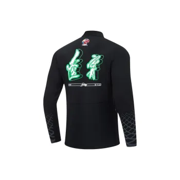 LiNing CBA Collection Professional Basketball Collection T Shirt Men's Black