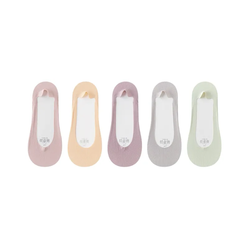 Top Melon No Show Socks Women's 5 Pack-8