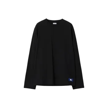 Burberry Logo appliqué Long sleeve T shirt