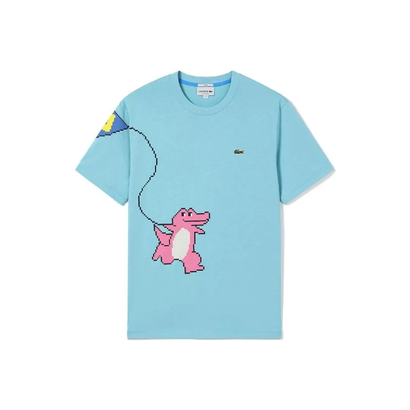 LACOSTE T Shirt Unisex Tide Blue-0