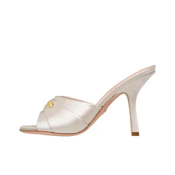 DIOR My Dior Slide Slippers 10cm Women's Champagne