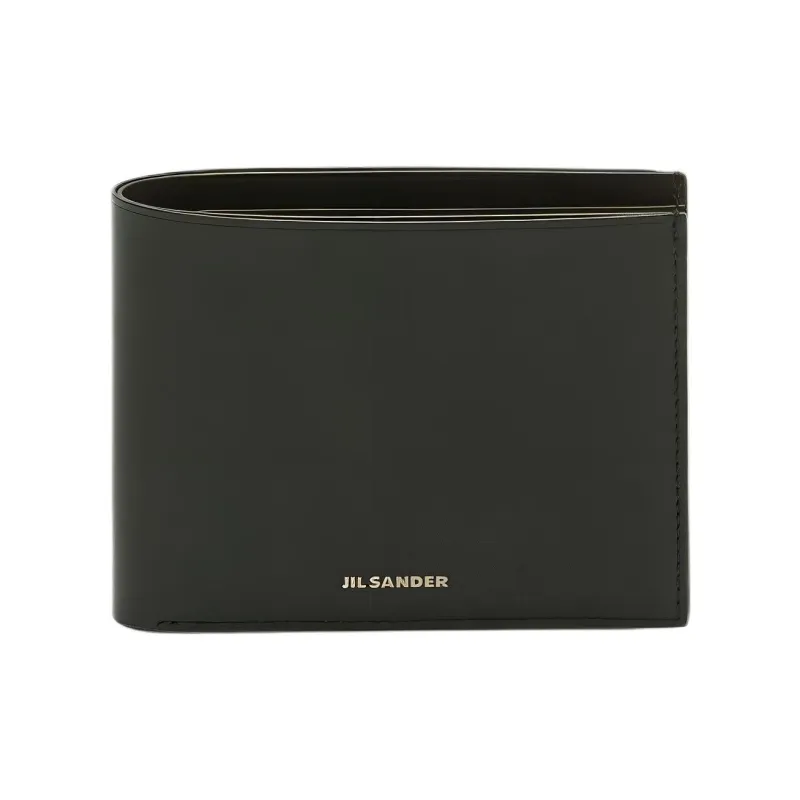 JIL SANDER Logo Printed Bi Fold Wallet-0