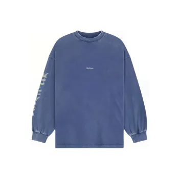 WE11DONE Logo print Long sleeve T shirt