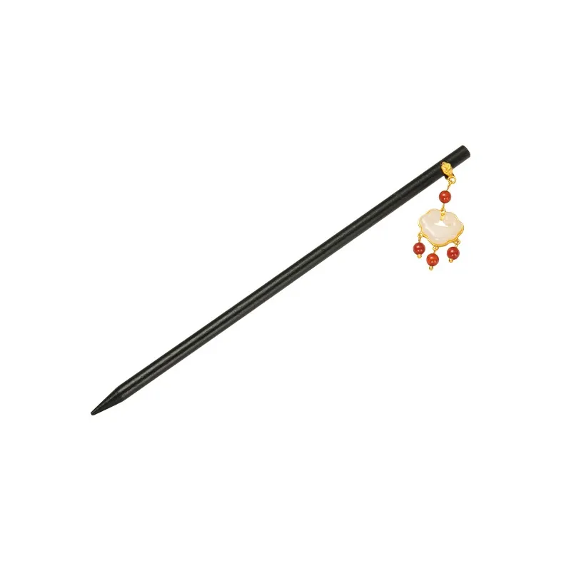 Yiru Wooden Hairpin Hair Accessory Headdress Women's-0